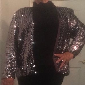 Vintage 1970’s Sequin Jacket sz 2x(?)
